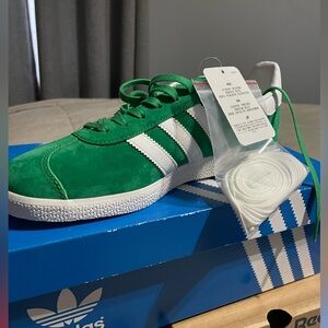 Adidas green gazelle